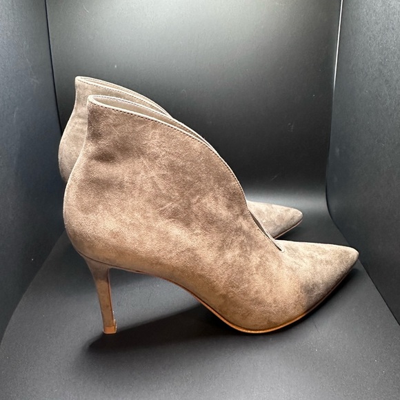 Gianvito Rossi Suede Bootie Size 36 Brownish/Gray Color - Picture 1 of 5